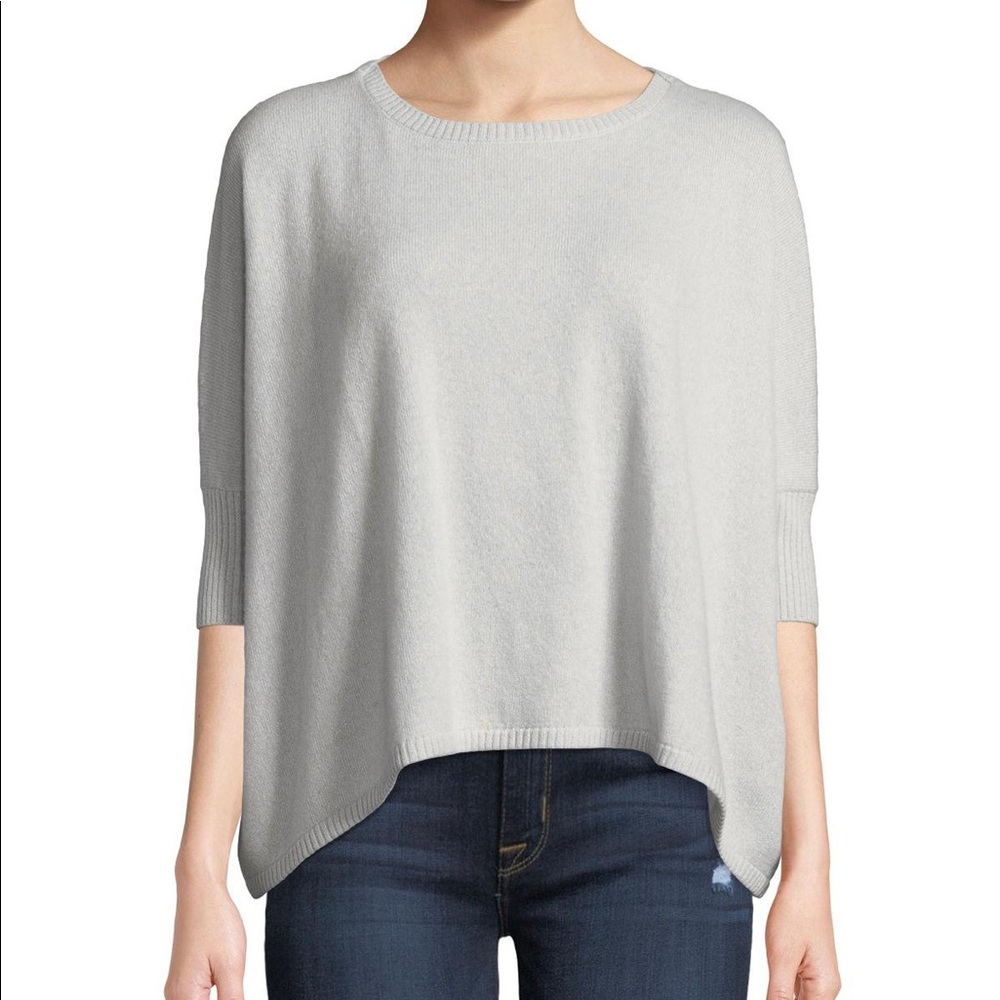 Minnie Rose Cashmere Cropped Crew Sweater XS/S